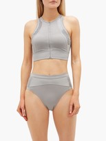 Thumbnail for your product : adidas by Stella McCartney Run/swim Stretch-technical Blend Crop Top - Grey