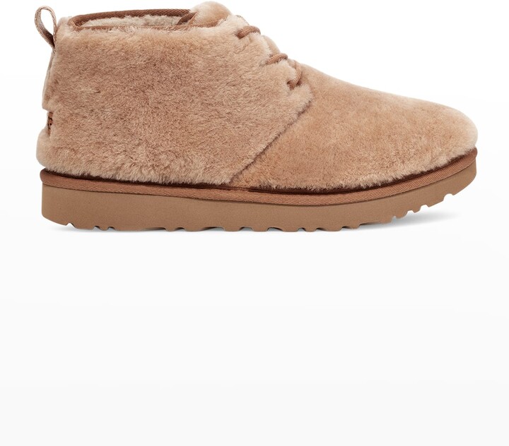 shearling chukka boots