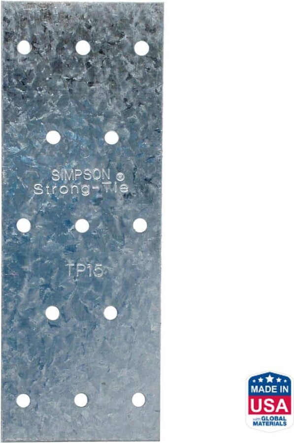 Simpson Strong-Tie TP 1-13/16 in. x 5 in. 20-Gauge Galvanized Tie Plate
