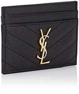 Thumbnail for your product : Saint Laurent Women's Monogram Leather Card Case - Black