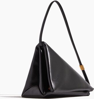 【 MARNI 】PRISMA MEDIUM SHOULDER BAG Marni Prisma Leather Shoulder Bag | Blue | FARFETCH