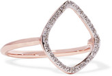 Thumbnail for your product : Monica Vinader Riva Rose Gold Vermeil Diamond Ring - P