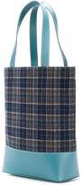 Thumbnail for your product : A.P.C. checked logo tote