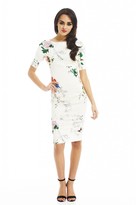 Thumbnail for your product : AX Paris Japanese Print 3/4 Sleeve Dress
