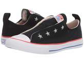 Thumbnail for your product : Converse Chuck Taylor(r) All-Star(r) Slip Canvas Color (Little Kid/Big Kid) (Black/Habanero Red/Ozone Blue) Girls Shoes