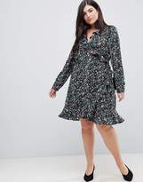 Thumbnail for your product : Junarose Floral Printed Wrap Dress