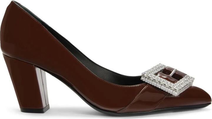 Giuseppe Zanotti Buckle-Detail Leather Pumps
