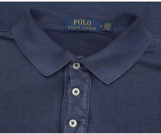 Polo Ralph Lauren Towelling Slim Fit Polo Colour: NAVY, Size: SMALL