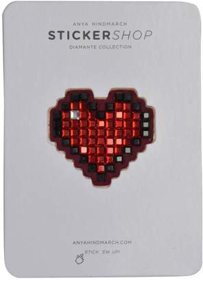 Anya Hindmarch Diamante Heart Sticker