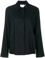 Thumbnail for your product : DKNY classic draped fitted jacket