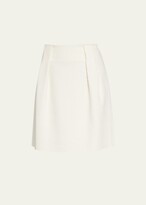 Pleated High-Rise Mini Skirt 