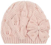 Thumbnail for your product : Monsoon Pearl Bow Beanie Hat