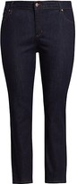 Thumbnail for your product : Eileen Fisher, Plus Size System Skinny Jeans