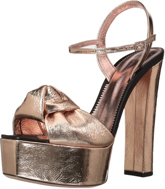 rose gold platform shoes