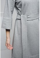 Thumbnail for your product : non NON+ - NON460 Cowl Neck Dress With 3/4 Sleeves - Grey