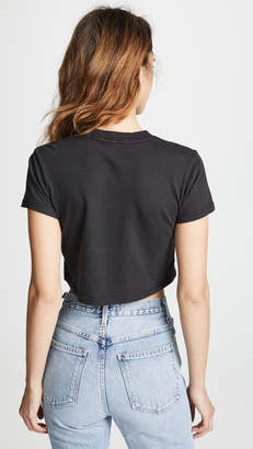 A Gold E Cropped Baby Tee