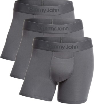 Tommy John Men's Second Skin Trunks - 3 Pack - Comfortable Breathable Boxer  Brief Underwear for Men - Multicolored - XL - ShopStyle