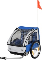 Thumbnail for your product : Aosom Rolling Children Passenger Trailer w/ 5-Point Harnesses, Blue
