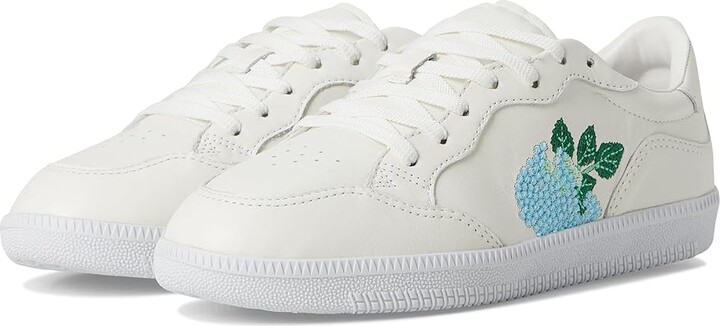 Jack Rogers Hydrangea Sneakers Women's Shoes Ivory : 6.5 M, Leather