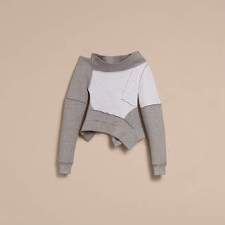 Burberry Sculptured-sleeve Seam Detail Sweatshirt