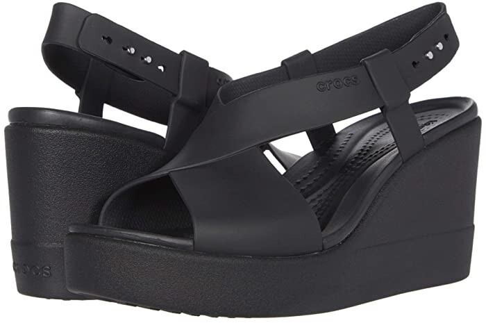 crocs wedge shoes