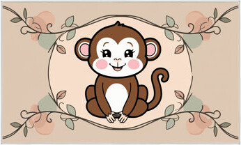 East Urban Home Cute Animals Kids Rug