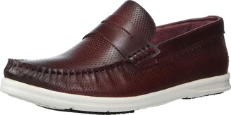 Driver Club Usa Men's Made in Brazil Luxury Leather Penny Detail Boat Shoe