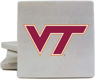 Virginia Tech Hokies 4-Piece Marble Coaster Set