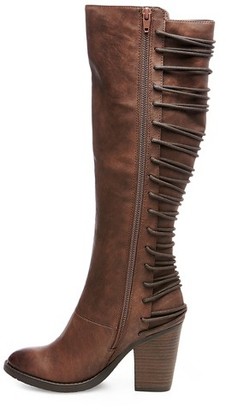 Mossimo Women's Aleeah Lace-Up Back Detail Boots