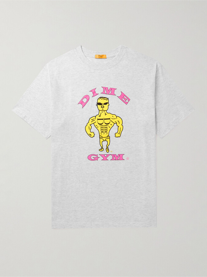 DIME Buff Printed Cotton-Jersey T-Shirt - ShopStyle