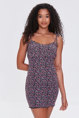 Forever 21 Floral Print Bodycon Dress