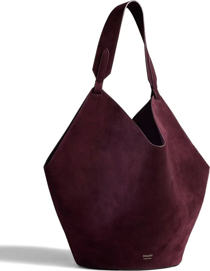 KHAITE Lotus medium leather tote bag