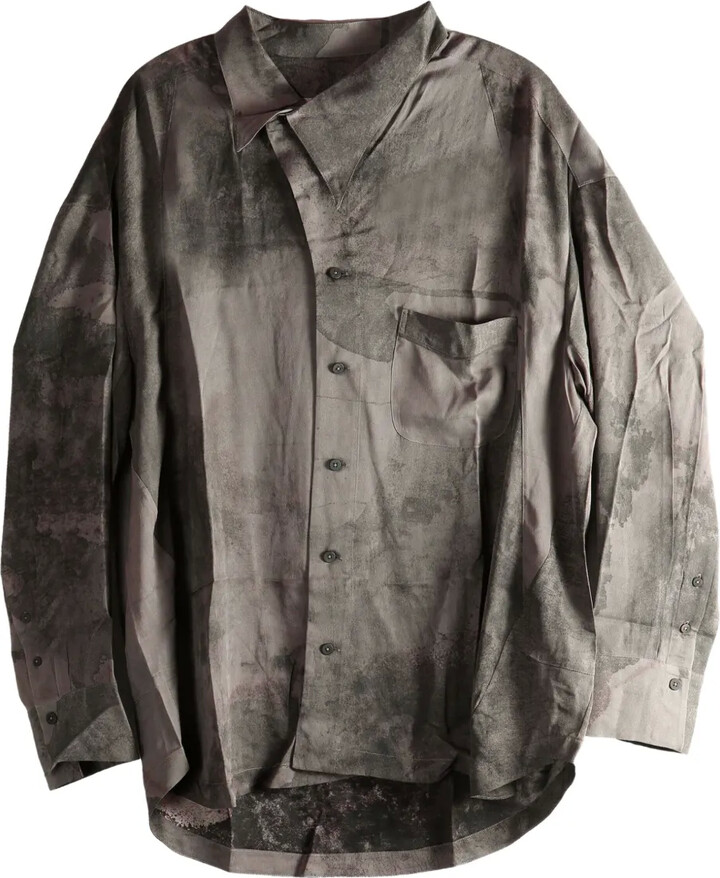 Ziggy Chen henley neck long sleeve T-shirt - ShopStyle