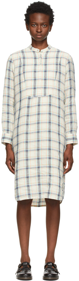 multicolor checkered dress