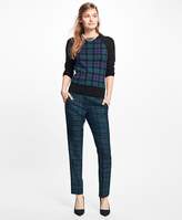 Thumbnail for your product : Brooks Brothers Wool-Blend Black Watch Pants