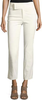 Isabel Marant Wide-Waist Slim Cropped Pants