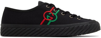 Gucci Black Interlocking G Sneakers