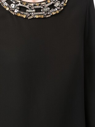 Gucci Pre-Owned Bead-Embellished Shift-Dress