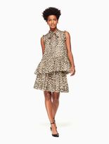 Thumbnail for your product : Kate Spade leopard-print clipped dot skirt