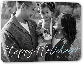 Shutterfly Holiday Cards: Adorable Script Holiday Card, Rounded Corners