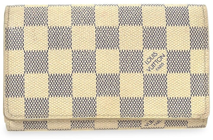 louis vuitton schlüsseletui damier azur