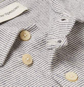 Thumbnail for your product : Oliver Spencer Striped Cotton-Jersey Shirt