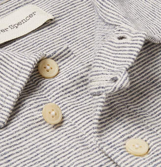 Oliver Spencer Striped Cotton-Jersey Shirt