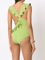 Thumbnail for your product : Clube Bossa Ruffled Cut-Out Swimsuit