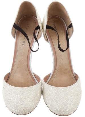 Marc Jacobs Glittered Round-Toe Pumps