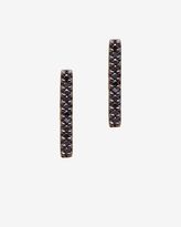 Thumbnail for your product : Adina Reyter Pave Black Diamond Bar Earring