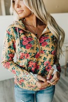 Thumbnail for your product : Ampersand Avenue HalfZip Hoodie - Bee's Knees