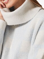Thumbnail for your product : Phase Eight Cara Chunky Check Jumper, Pale Blue