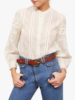 Thumbnail for your product : Gerard Darel Nellore Lace Blouse, White