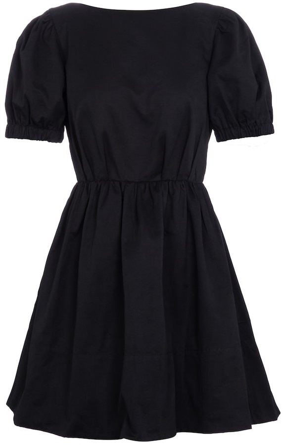 STAUD Alix cotton-blend faille minidress - ShopStyle Day Dresses